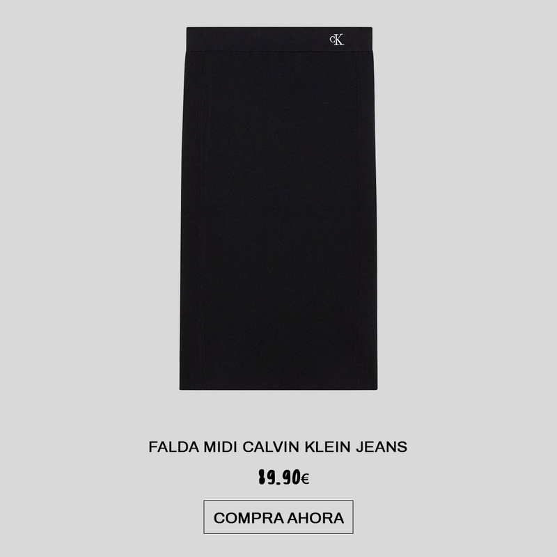 FALDA MDII AJUSTADA PARA MUJER EN NEGRO