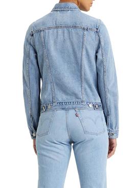 Cazadora Vaquera Levis Original Trucker Azul Mujer 