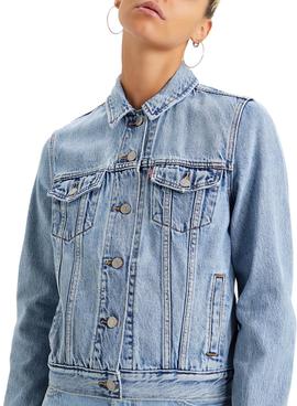 Cazadora Vaquera Levis Original Trucker Azul Mujer 