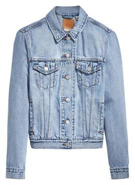 Cazadora Vaquera Levis Original Trucker Azul Mujer 