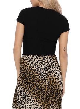 Camiseta Only Emma Negro Para Mujer