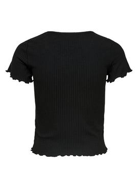 Camiseta Only Emma Negro Para Mujer