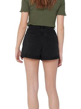 Short Only Phine Life Negro Para Mujer