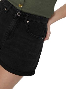 Short Only Phine Life Negro Para Mujer
