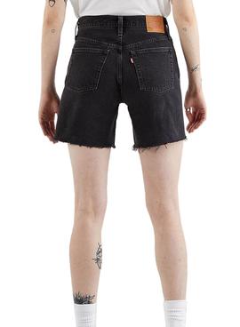 501 MID THIGH SHORT LUNAR BLAC
