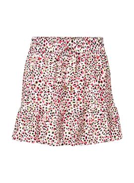Falda Only Dia Life Plisse Blanco Para Mujer
