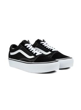 Zapatillas Vans negras Old Skool plataforma para mujer