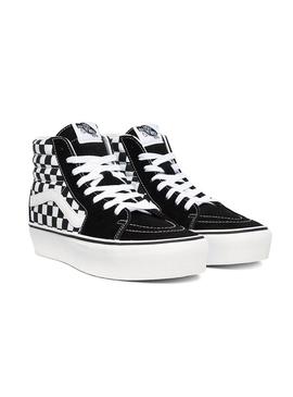 Zapatillas Vans plataforma SK8-Hi 2.0 cuadros para mujer