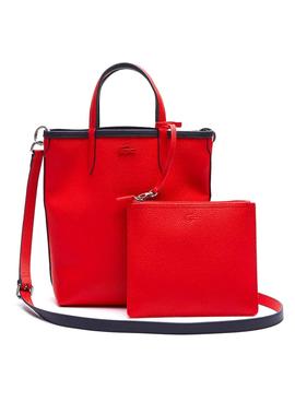 Bolso Lacoste Tote Anna Reversible Marino Mujer