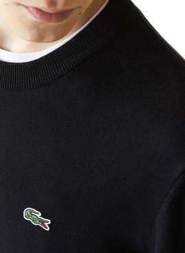 Jersey Lacoste Tricot Negro Para Hombre