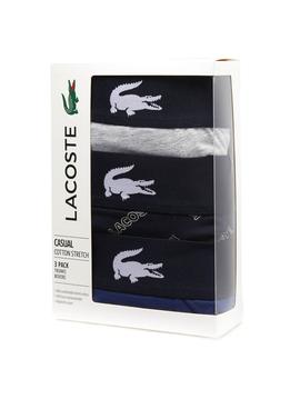 Pack 3 Calzoncillos Lacoste Boxer