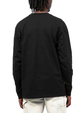 Camiseta Carhartt American Script Negro Hombre