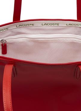 Bolso Lacoste L Shopping Rojo Mujer