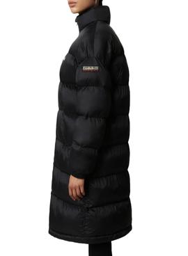 Chaqueta Napapijri A-Box W Larga Negra Para Mujer