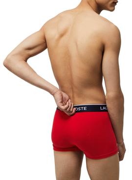 Pack 3 Calzoncillos Lacoste Boxer Para Hombre