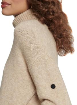 Vestido Superdry Funnel Jeck Beige para Mujer