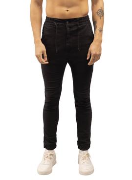 Pantalón Klout Cargo Confort Negro Para Hombre
