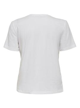 ONLPOLLY S/S REG TOP BOX  Bright White Fries