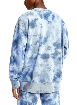 Sudadera Tommy Jeans Tie Dye Detail Hombre