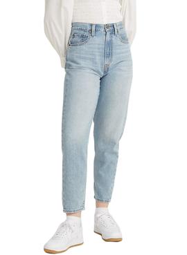 Pantalon Vaquero Levis High Loose Taper Azul Mujer