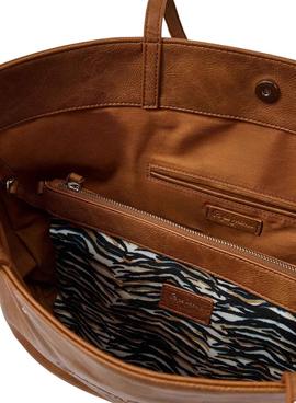 Bolso Pepe Jeans Bruna Marron para Mujer