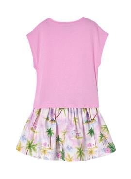 Conjunto Mayoral Falda Y Camiseta Amanecer Niña