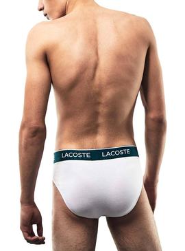 Pack Calzoncillos Lacoste Slip Basic Hombre