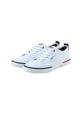 Zapatillas Pepe Jeans Kenton Smart Blancas Hombre