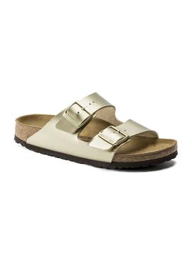 Sandalias Birkenstock Arizona BF gold para mujer