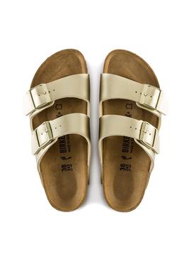 Sandalias Birkenstock Arizona BF gold para mujer
