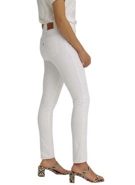 Pantalón vaquero Levis 311 Shaping Skinny blanco para mujer