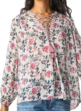 Blusa Pepe Jeans Minete Estampado Floral Mujer
