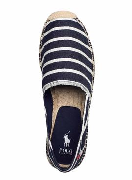 Alpargatas Polo Ralph Lauren Rayas Marino Hombre