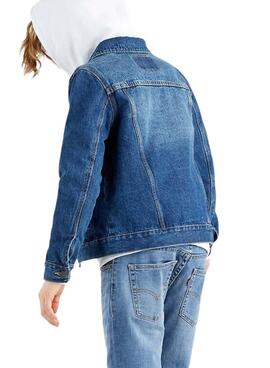 Cazadora vaquera Levis clásica para niño