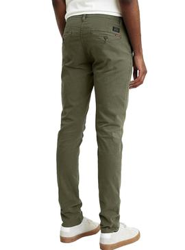 Pantalones Levis Chino Slim Verde Para Hombre