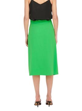 Falda Only Mette Verde para Mujer