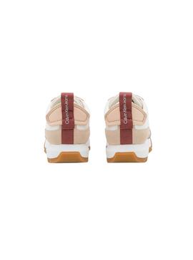 Zapatillas Calvin Klein New Retro Run Beige
