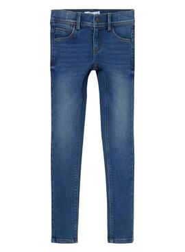 Pantalón Vaquero Name It Polly Skinny Azul Niña