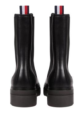 Botas Tommy Hilfiger Chelsea Negras Para Mujer