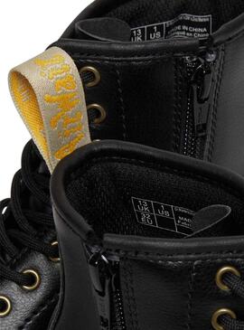 Botas Dr Martens 1460 Mini Vegan Negro Niños