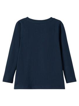 Camiseta Name It Orla para Niño Azul Marino