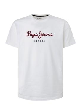 Camiseta Pepe Jeans Eggo Blanca para Hombre