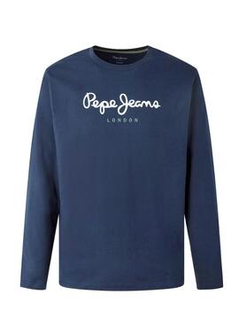 Camiseta Pepe Jeans Eggo Long marino para hombre