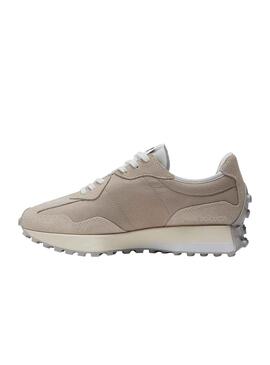 Zapatillas New Balance 327 Mujer Beige y Blanco 