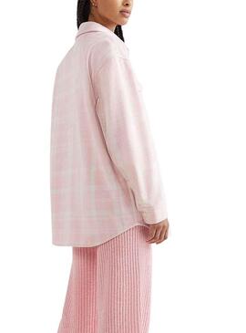Camisa Tommy Jeans Badge Boyfriend para Mujer