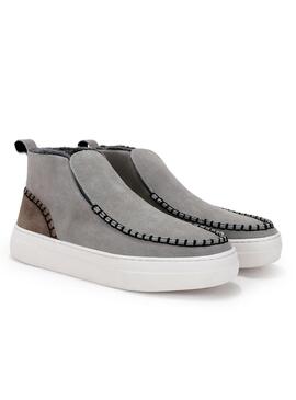 Botines Walkin Pitas Etna gris para mujer.