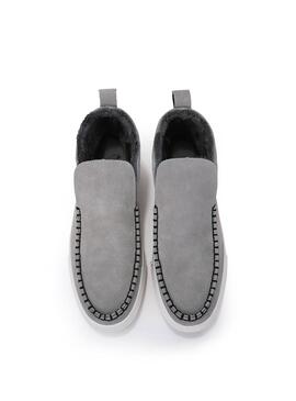 Botines Walkin Pitas Etna gris para mujer.