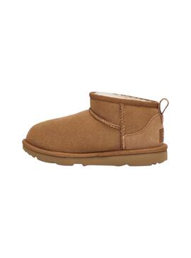 Botas Ugg Classic Ultra mini Chestnut para niño y niña