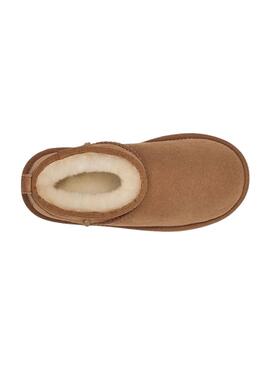 Botas Ugg Classic Ultra mini Chestnut para niño y niña