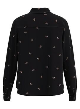 Camisa Pepe Jeans Priscila Paisley Negra Mujer